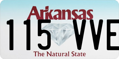 AR license plate 115VVE