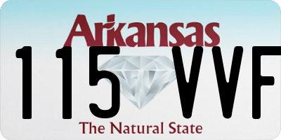 AR license plate 115VVF