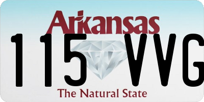 AR license plate 115VVG