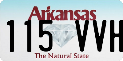 AR license plate 115VVH