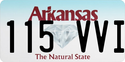 AR license plate 115VVI