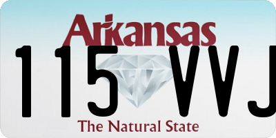 AR license plate 115VVJ