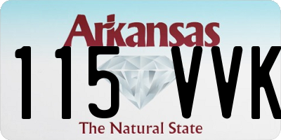 AR license plate 115VVK