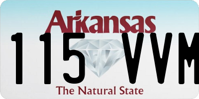 AR license plate 115VVM