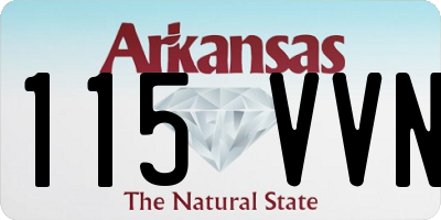 AR license plate 115VVN