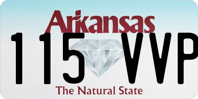 AR license plate 115VVP