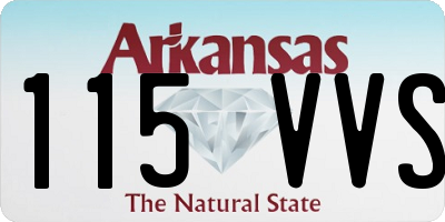 AR license plate 115VVS