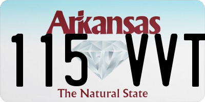 AR license plate 115VVT