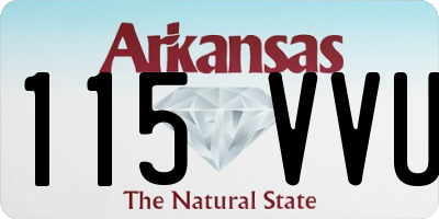 AR license plate 115VVU