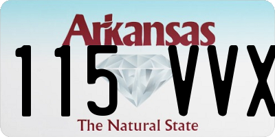 AR license plate 115VVX
