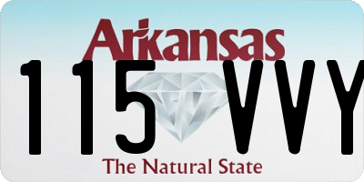 AR license plate 115VVY