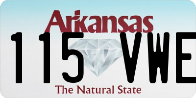 AR license plate 115VWE