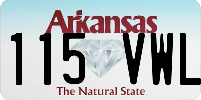 AR license plate 115VWL