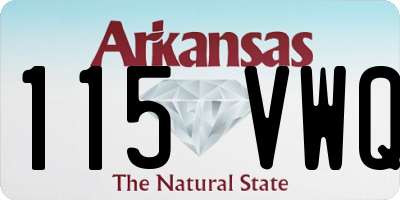 AR license plate 115VWQ