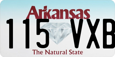 AR license plate 115VXB