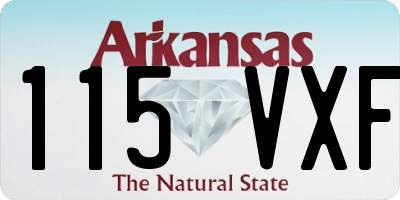AR license plate 115VXF