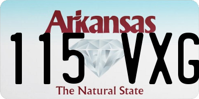 AR license plate 115VXG