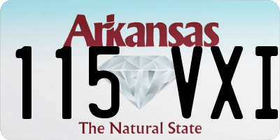 AR license plate 115VXI