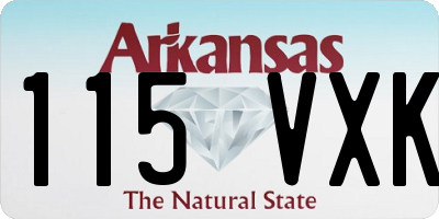 AR license plate 115VXK