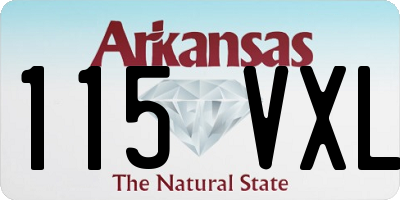 AR license plate 115VXL