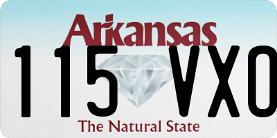 AR license plate 115VXO
