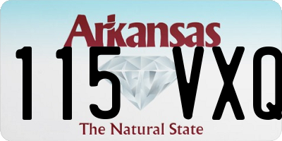AR license plate 115VXQ