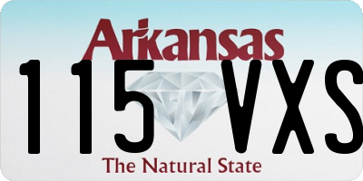AR license plate 115VXS