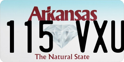 AR license plate 115VXU