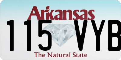 AR license plate 115VYB