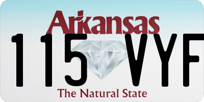 AR license plate 115VYF