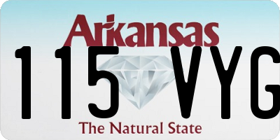 AR license plate 115VYG