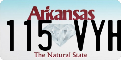 AR license plate 115VYH