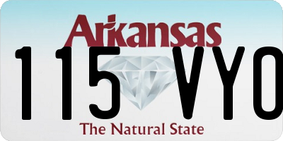 AR license plate 115VYO
