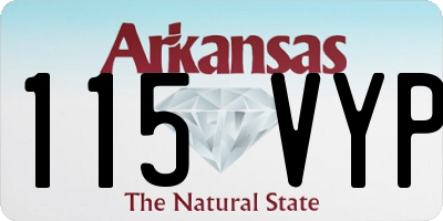 AR license plate 115VYP