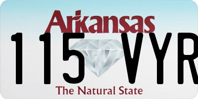AR license plate 115VYR