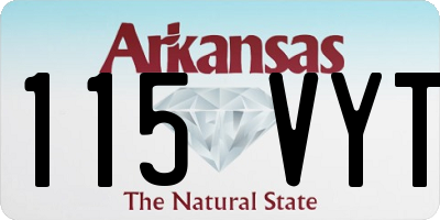 AR license plate 115VYT
