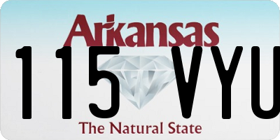 AR license plate 115VYU