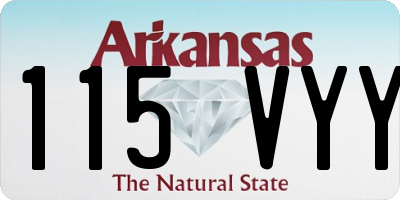 AR license plate 115VYY