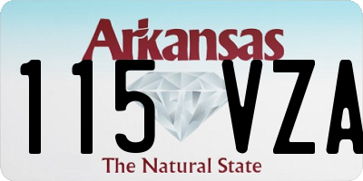 AR license plate 115VZA