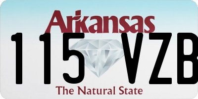 AR license plate 115VZB