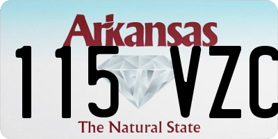 AR license plate 115VZC