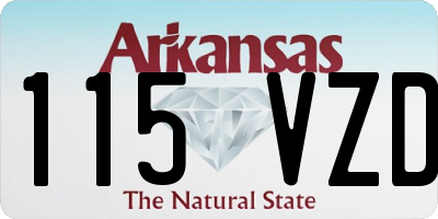 AR license plate 115VZD