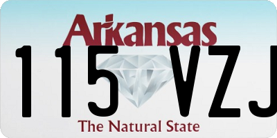 AR license plate 115VZJ