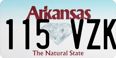AR license plate 115VZK
