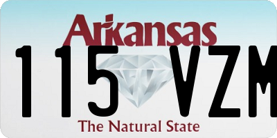 AR license plate 115VZM