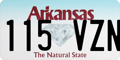 AR license plate 115VZN