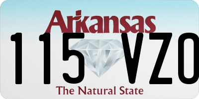 AR license plate 115VZO