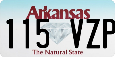 AR license plate 115VZP
