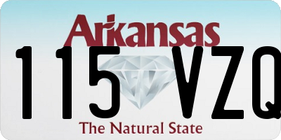 AR license plate 115VZQ