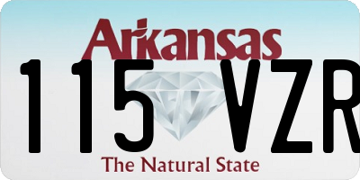 AR license plate 115VZR